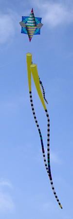 Rhythm kite with tails