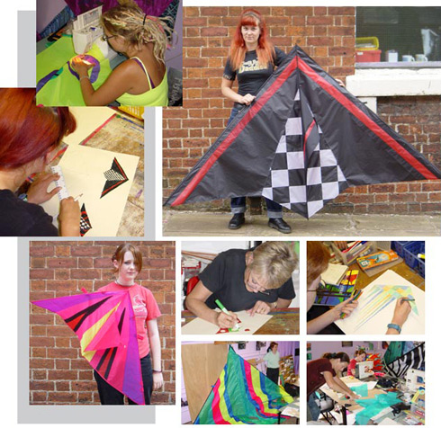 Precap artists kite workshop