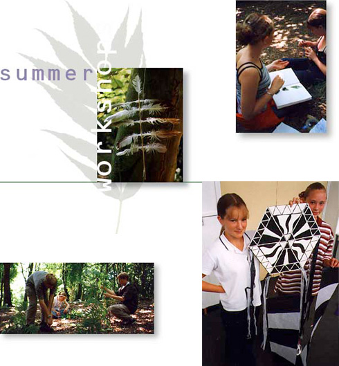 Cheshire School of Art kite workshop